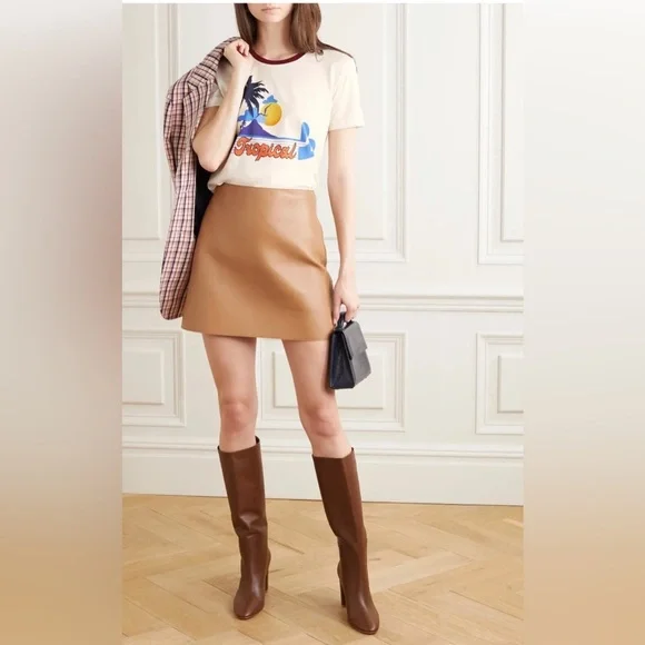 DOLCE & GABBANA "Tropical" Printed Ivory Cotton T-shirt Sz 46 IT/10 US - Picture 2 of 12